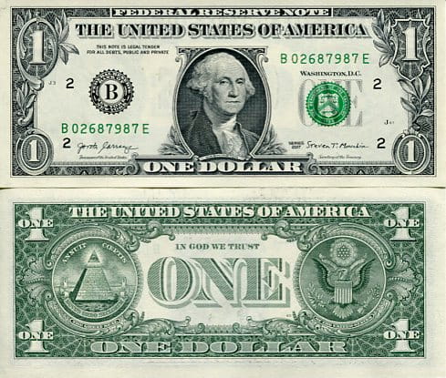 USA 1 Dolar 2021 r. New Jork B UNC