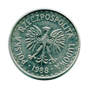 1 złoty 1988 r.