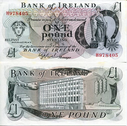 Irlandia Północna 1 Funt 1980 r. Sklep numizmatyczny Dukat Szczecin