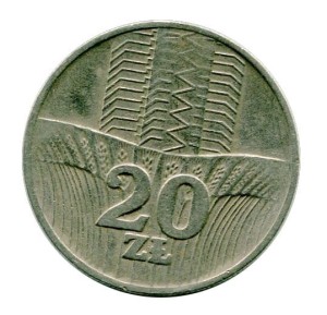 20 złotych 1976 r. Wieżowiec i Kłosy
