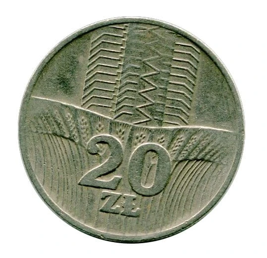 20 złotych 1976 r. Wieżowiec i Kłosy