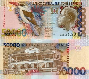 Wyspy Świętego Tomasza i Książęca 50000 Dobras 2013 r. UNC