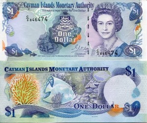 Kajmany 1 Dolar 2006 r. UNC