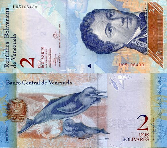 Wenezuela 2 Bolivares 2013 r. UNC