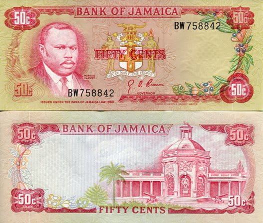 Jamajka 50 Cents 1960 r. UNC