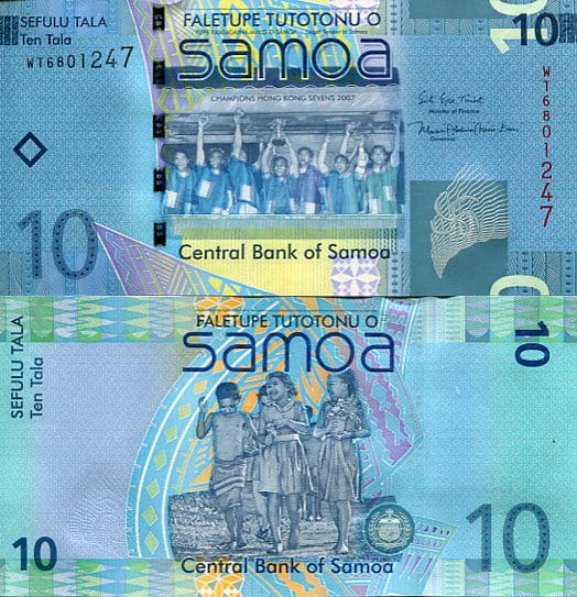 Samoa 10 Tala 2017 r. UNC