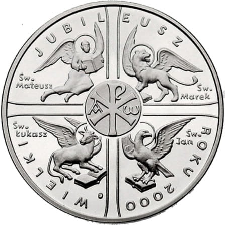 10 zł Ag Wielki Jubileusz Roku 2000