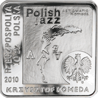 10 zł Ag Historia polskiej muzyki rozrywkowej – Krzysztof Komeda