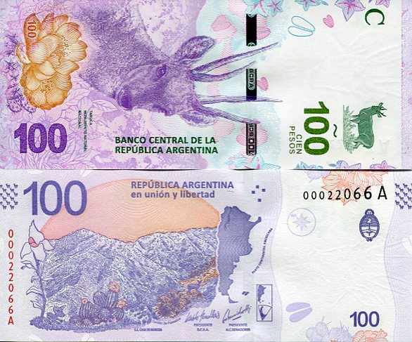 Argentyna 100 Pesos 2018 r. UNC