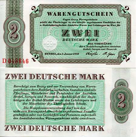 Niemcy 2 Deutsche Mark 1958 r. UNC