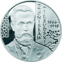 10 zł Ag Polscy Podróżnicy i Badacze: Bronisław Piłsudski (1866-1918)