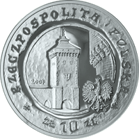 10 zł Ag 750-lecie lokacji Krakowa
