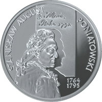 10 zł Ag Poczet królów i książąt polskich - Stanisław August Poniatowski (1764-1795)