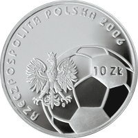 10 zł Ag Mistrzostwa Świata w Piłce Nożnej Niemcy 2006