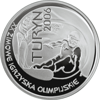 10 zł Ag XX Zimowe Igrzyska Olimpijskie - Turyn 2006 Snowboard