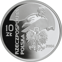 10 zł Ag XX Zimowe Igrzyska Olimpijskie - Turyn 2006 Snowboard