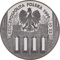 10 zł Ag 500. rocznica urodzin Jana Łaskiego 1999 r.