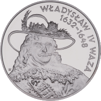 10 zł Ag Poczet królów i książąt polskich Władysław IV Waza 1999 r.