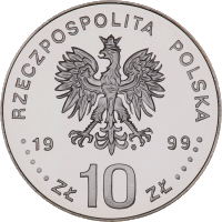10 zł Ag Poczet królów i książąt polskich Władysław IV Waza 1999 r.