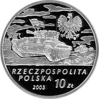 10 zł Ag Generał Broni Stanisław Maczek 2003 r.