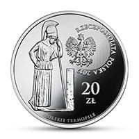 20 zł Ag Polskie Termopile – Zadwórze 2017 r.