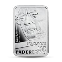 10 zł Ag Stulecie odzyskania przez Polskę niepodległości – Ignacy Jan Paderewski 2018 r.
