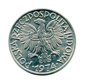 5 zł Rybak 1974 r.