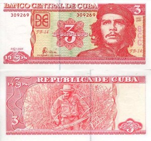 Kuba 3 Peso 2005 r. UNC