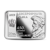 20 zł Ag 450. rocznica unii lubelskiej 2019 r.