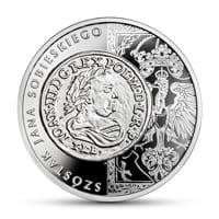 20 zł Ag Historia Monety Polskiej – szóstak Jana Sobieskiego 2019 r.