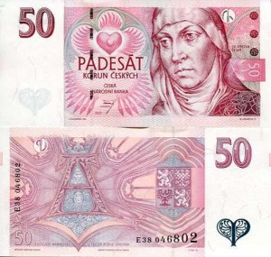 Czechy 50 Koron 1997 r. UNC