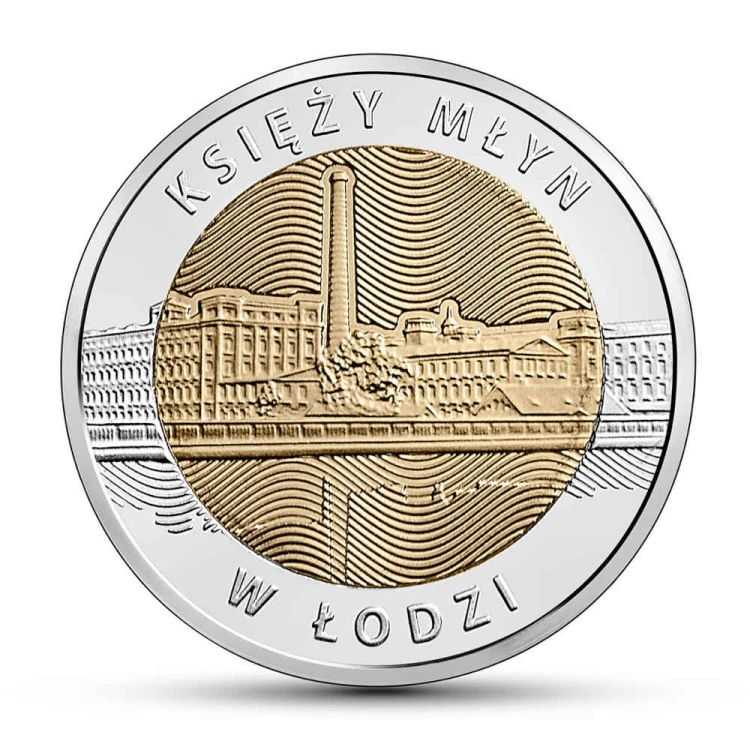5 zł Odkryj Polskę 2016 r. - Księży Młyn w Łodzi