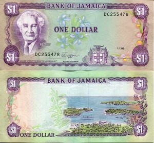 Jamajka 1 Dolar 1989 r. UNC