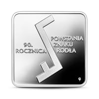 10 zł Ag 90. rocznica powstania Znaku Rodła 2022 r.