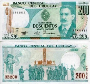Urugwaj 200 Pesos 1986 r. UNC