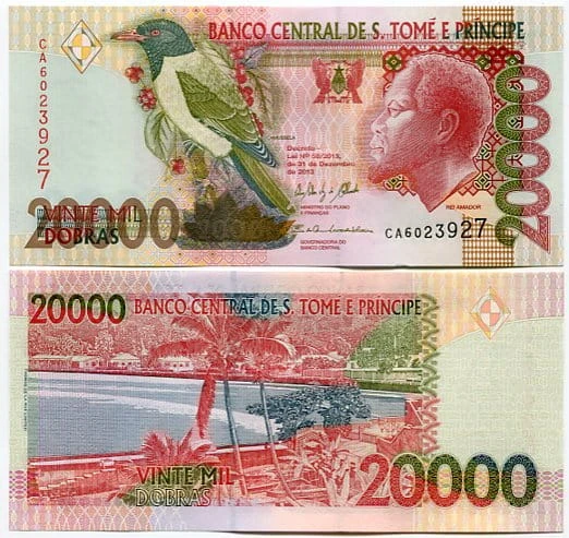 Wyspy Świętego Tomasza i Książęca 20000 Dobras 2013 r. UNC