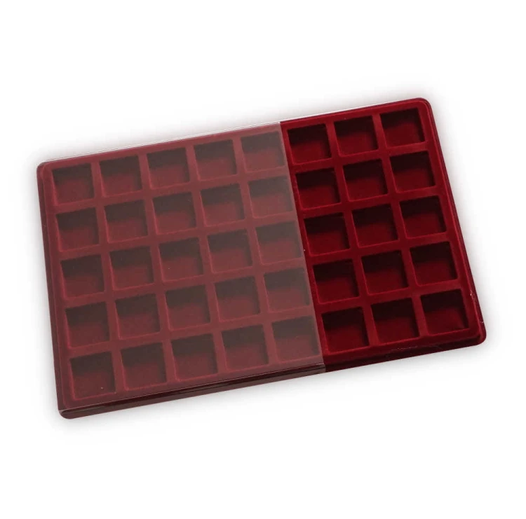 Kuferek aluminiowy paleta na monety 40 monet