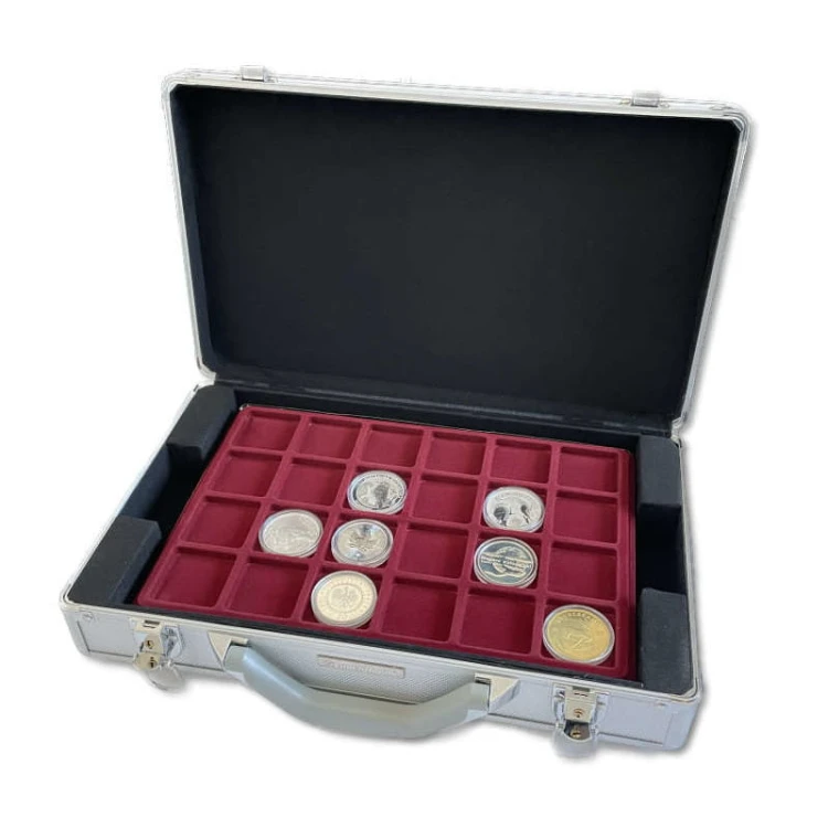 Kuferek aluminiowy na monety 1 oz bulionowe