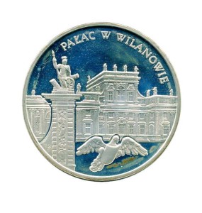 20 zł Ag Zamki i pałace w Polsce – Pałac w Wilanowie 2000 r.