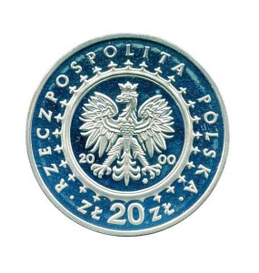 20 zł Ag Zamki i pałace w Polsce – Pałac w Wilanowie 2000 r.