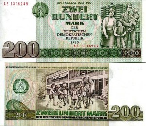 Niemcy 200 Marek 1985 r. UNC