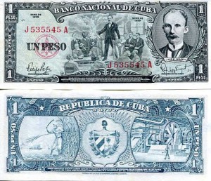 Kuba 1 Peso 1959 r. UNC