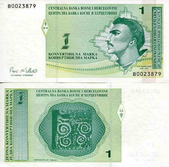Bośnia i Hercegowina 1 Marka 1998 r. UNC