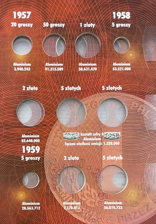 Album E-hobby na monety obiegowe PRL 1949 - 1966 r. I Tom Strona 2