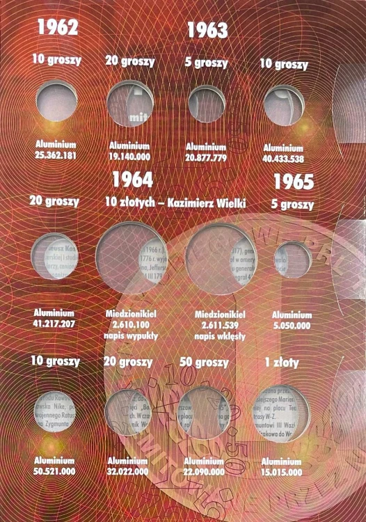 Album E-hobby na monety obiegowe PRL 1949 - 1966 r. I Tom Strona 4