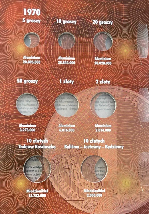 Album E-hobby na monety obiegowe PRL 1967 - 1972 r. II Tom Strona 3