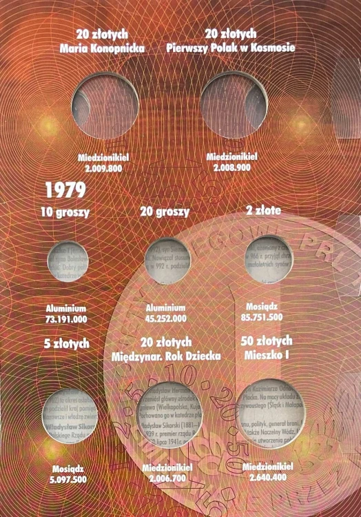 Album E-hobby na monety obiegowe PRL 1978 - 1981 r. IV Tom  Strona 2