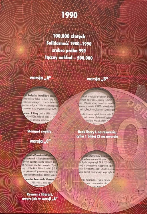 Album E-hobby na monety obiegowe IIIRP 1990 - 1994 r. I Tom Strona 3