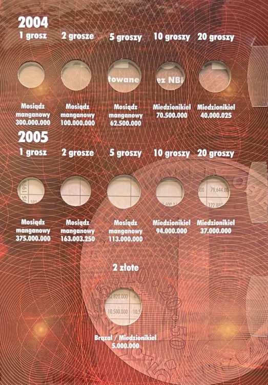 Album E-hobby na monety obiegowe IIIRP 1998 - 2005 r. III Tom  Strona 3