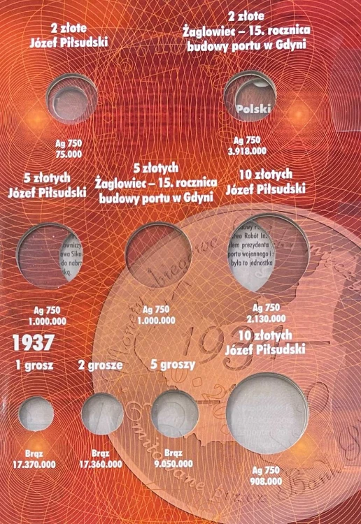 Album E-hobby na monety obiegowe IIRP 1934 - 1939 r. II Tom Strona 3